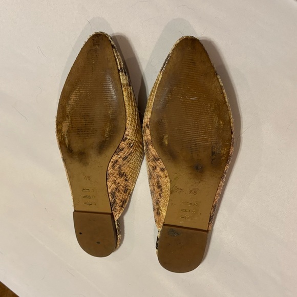 Madewell The Frances Skimmer Mule in Snake Embossed Leather - Picture 7 of 8